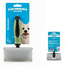 For Friends Щетка-пуходерка с каплей, рамка сталь